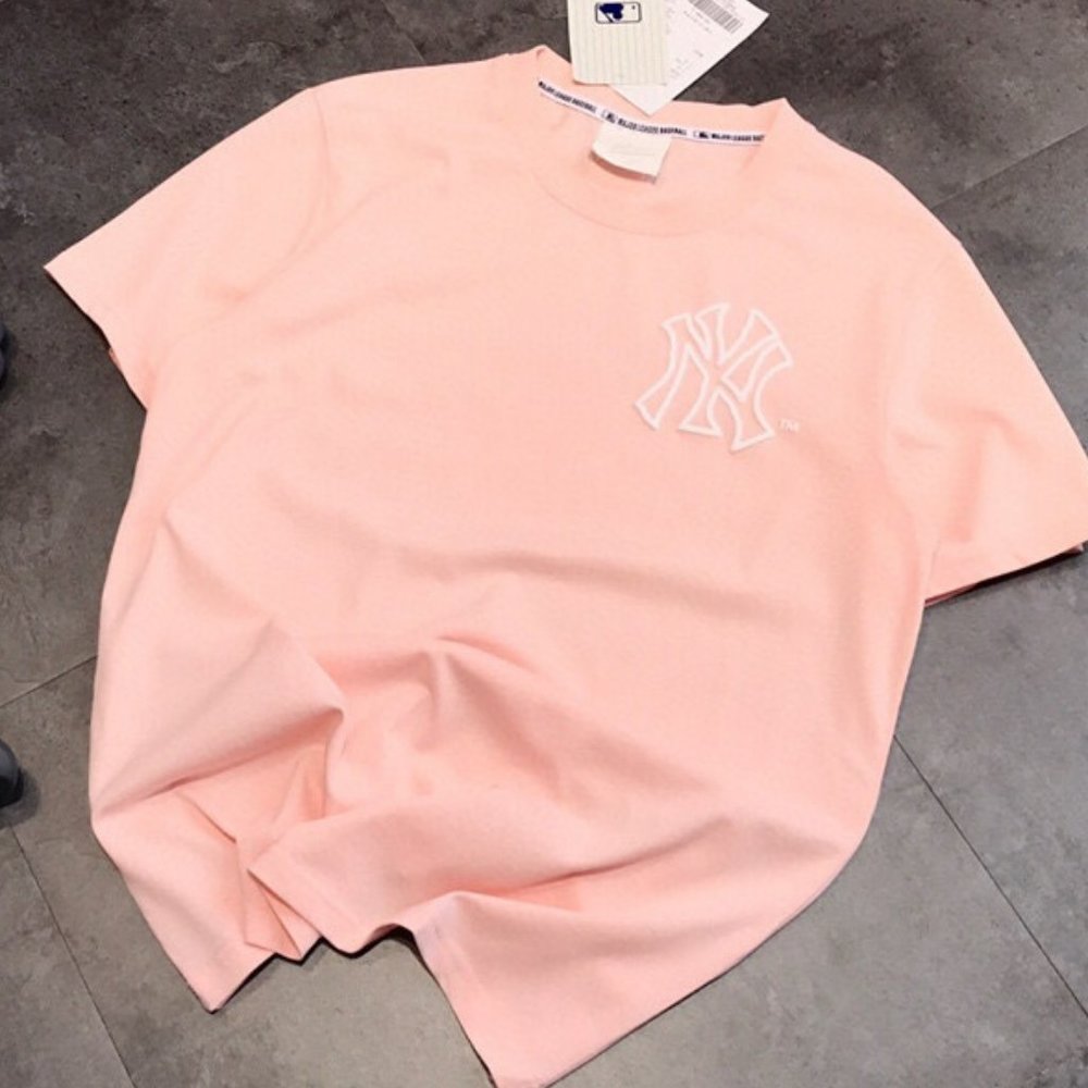 MLB Letter Embroidery T-shirt for men and women